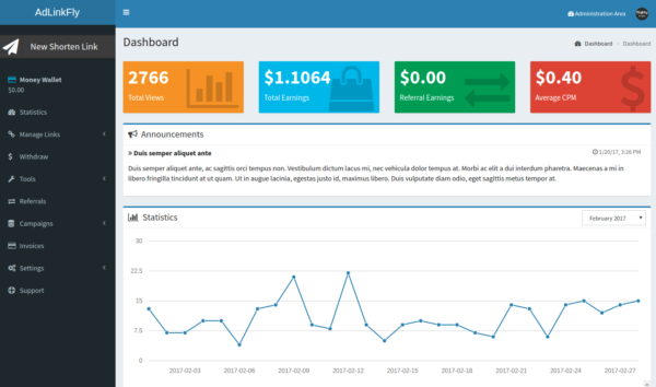 AdLinkFly - Encurtador de URL monetizado - Image 2