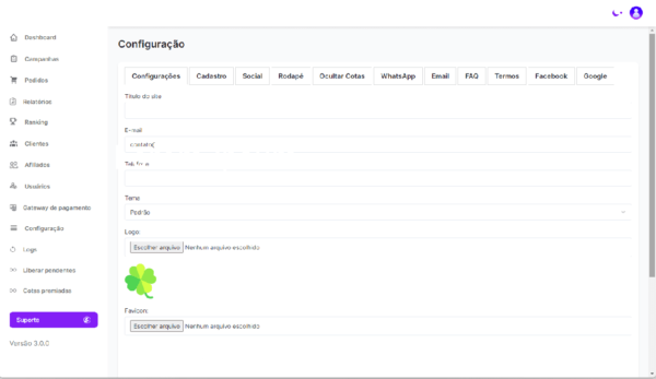 Script Rifa Premium Php v15 – 10 Milhões de Números, Afiliados e cotas premiadas - Image 6