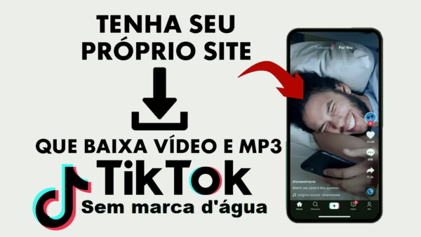 Site que baixa vídeo e áudio do TikTok sem marca d'água